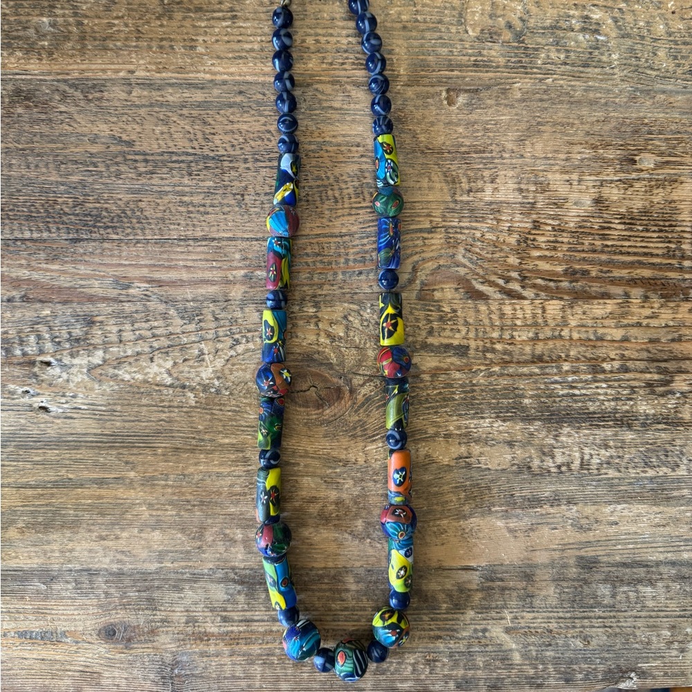 Vintage Venetian glass Beaded Necklace